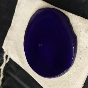Purple Agate Slice Coaster